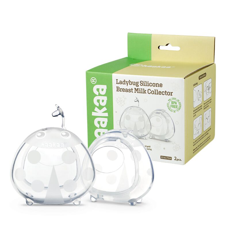 Haakaa Ladybug Silicone Opvangschaal 40ml/75ml 1 Haakaa Ladybug Silicone Opvangschaal 40ml/75ml
