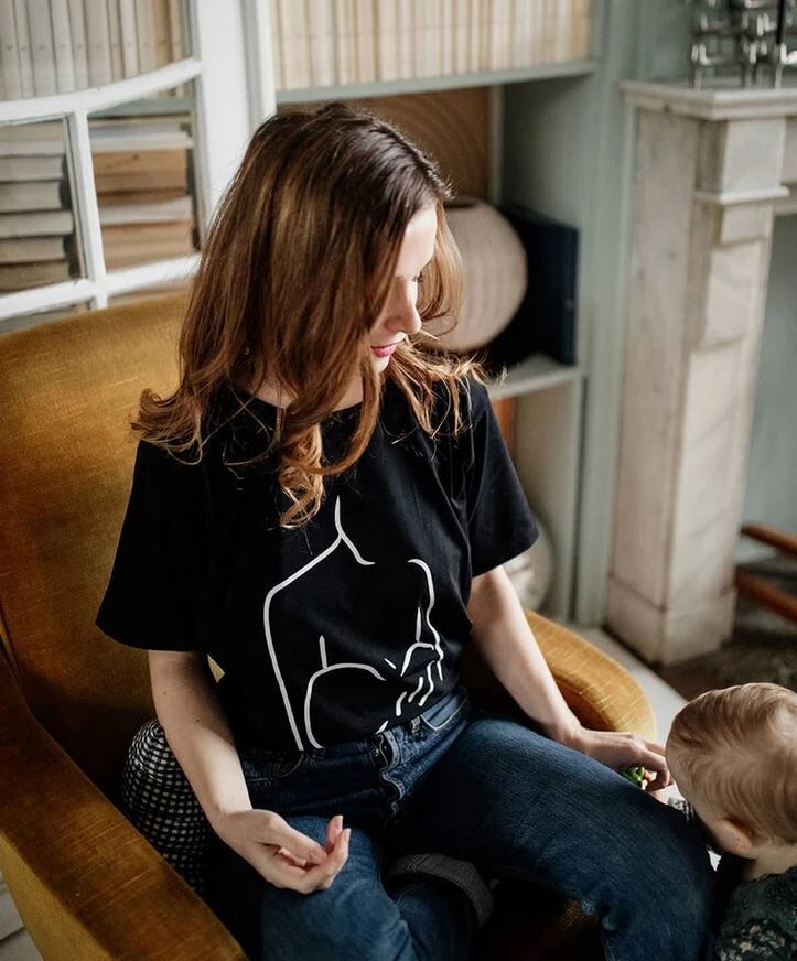 Borstvoeding T-Shirt - "Motherhood" 3 motherhood tshirt