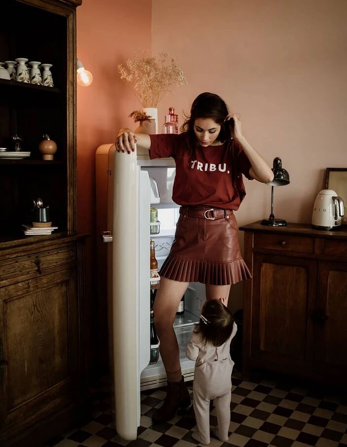 Borstvoeding T-Shirt - "Tribu." 2 Borstvoeding T-Shirt - "Tribu." - Afbeelding 2
