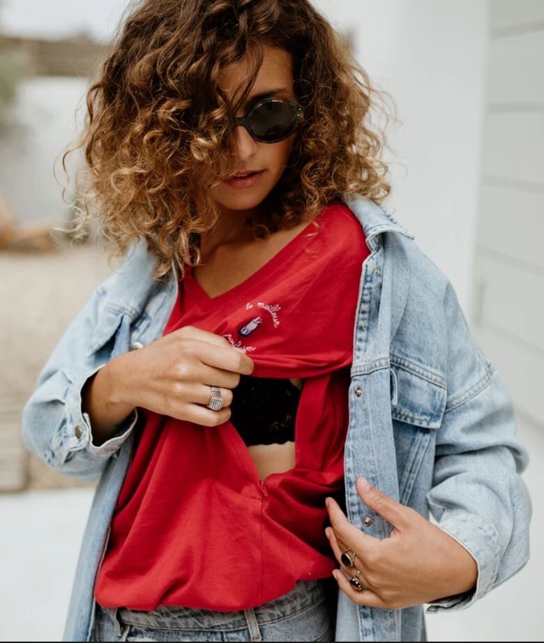 Borstvoeding T-Shirt - "Meilleur Pour La Faim" 2 faim