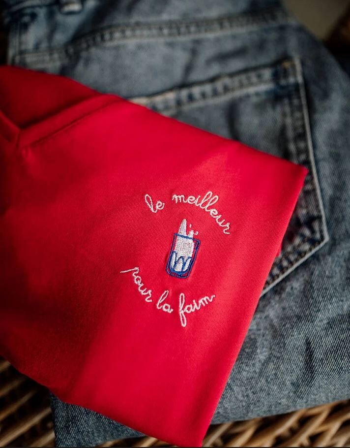 Borstvoeding T-Shirt - "Meilleur Pour La Faim" 6 Faim